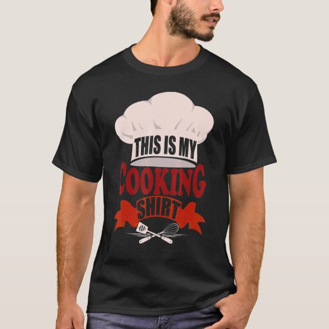 Kockhatt Kock Catering Kock Matlagning Says T Shirt (Framsida)
