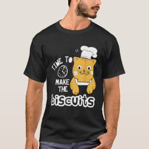 Kockkatt Dags att göra kakor T Shirt