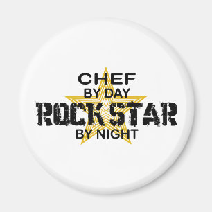 Kockrockstjärna vid natt magnet