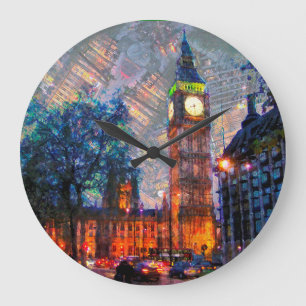 Kocksklockor -Big Ben London Stor Klocka