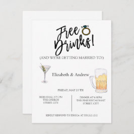 Kocksvans,Öl,Fri dryck Rehearsal Middag Inbjudningar