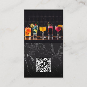 Kocksvansar på Pub översta QR-kod Visitkort