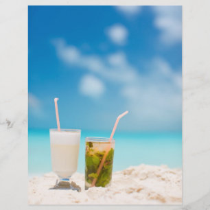 Kocksvansar på stranden reklamblad