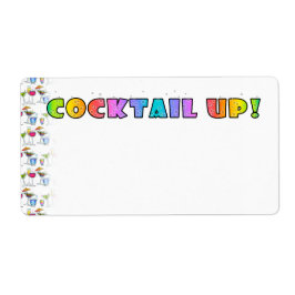 KOCKTAIL UP-ETIKETT FRAKTSEDEL