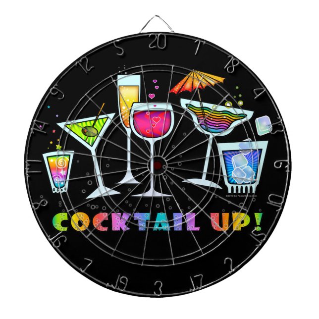 KOCKTAIL UP GLASSES DART BODT PILTAVLA (Framsidan)