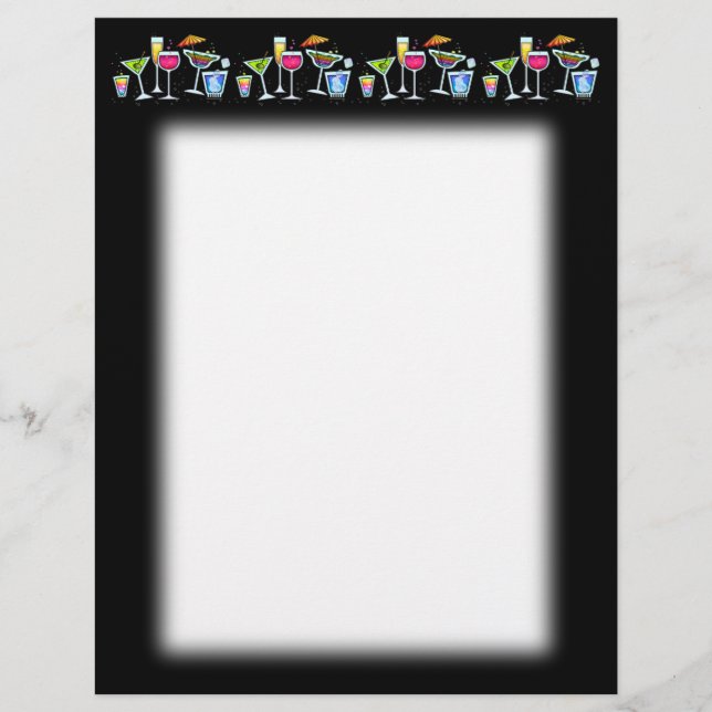 KOCKTAIL UP GLASSES LETTERHEAD (Framsida)