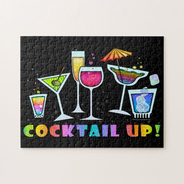 KOCKTAIL UP GLASSES PUZZLES PUSSEL (Horisontell)