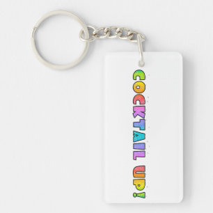 KOCKTAIL UPP! ACRYLIC KEYCHAIN NYCKELRING