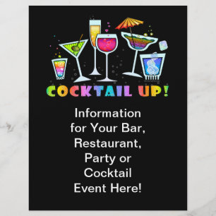 KOCKTAIL UPP! FRÄMJANDE FLYGMAR REKLAMBLAD