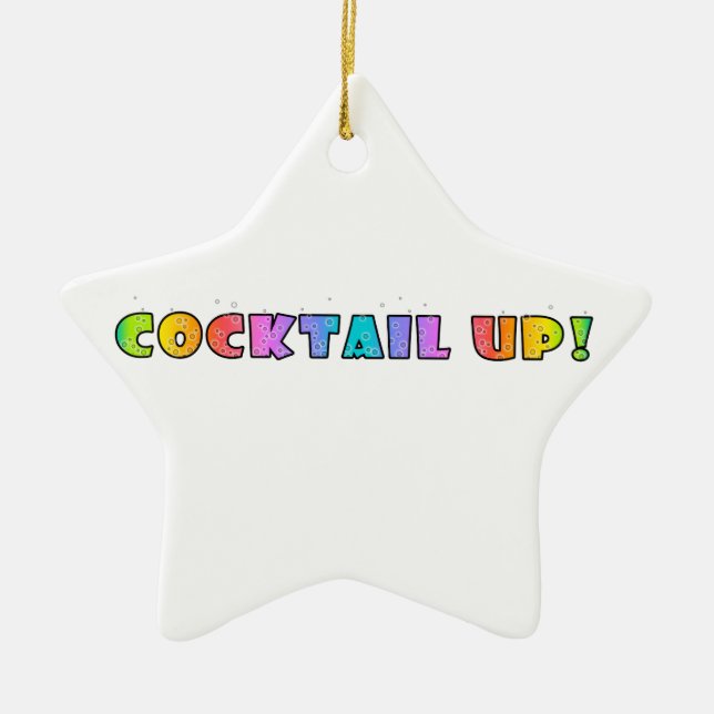 KOCKTAIL UPP! HANGING ORNAMENT (Framsidan)