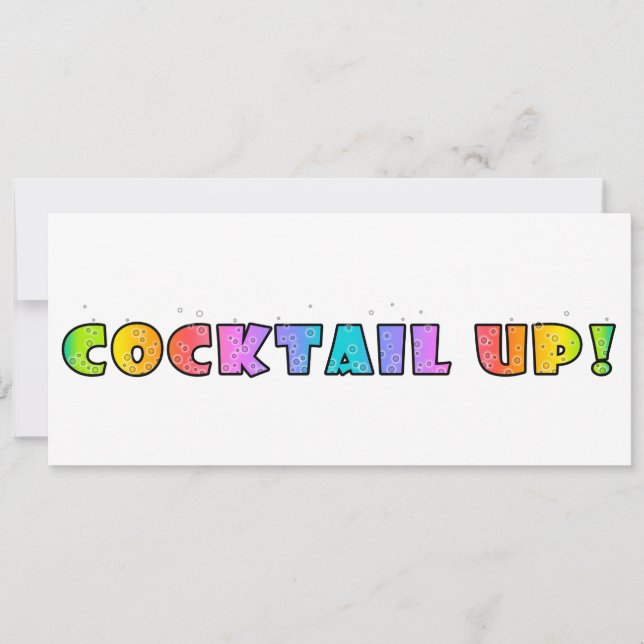 KOCKTAIL UPP! PARTSINBJUDANDE INBJUDNINGAR (Framsida)