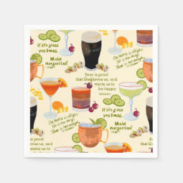 Kocktails and Conversation Pappersservett