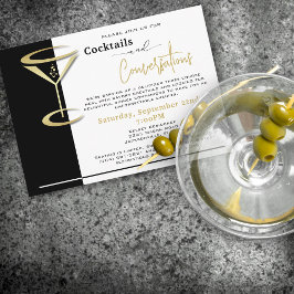 Kocktails & Conversations Middag Party Inbjudan