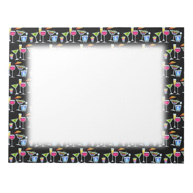 KOCKTAILS UPP! ANTECKNINGSBLOCK STOR (Framsida)