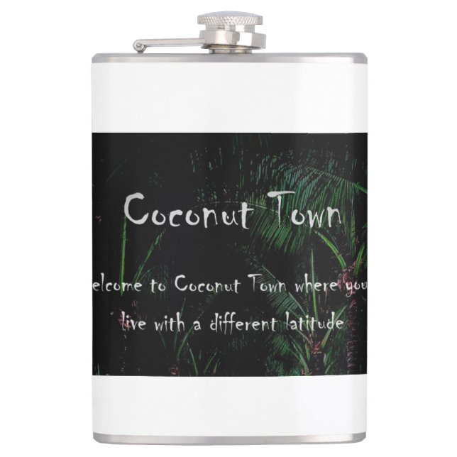 KOCONUT TOWN Flask Fickplunta (Framsidan)
