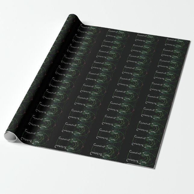 KOCONUT TOWN Wrapping Papper Presentpapper (Utrullad)
