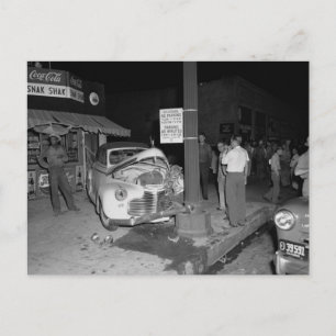 Kod 20, 11th & Backe St, Los Angeles, 1951 Vintage Vykort
