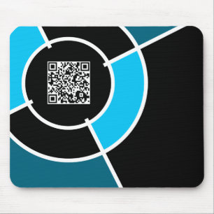 Kod för aqua bullseye QR Musmatta