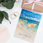 Kod för bestämmelsepass för Mexiko Bröllop, Karta  Inbjudan<br><div class="desc">Modern och Elegant Mexico World Map-inbjudan till Bröllop,  till exempel pass Lägg till din QR-kod</div>