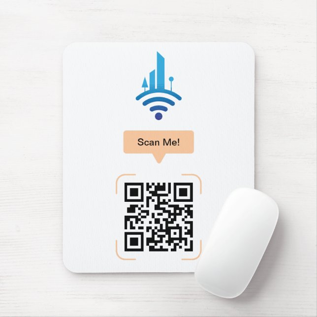 Kod för enkel ledig Wi-Fi QR-kod Musmatta (Med mus)