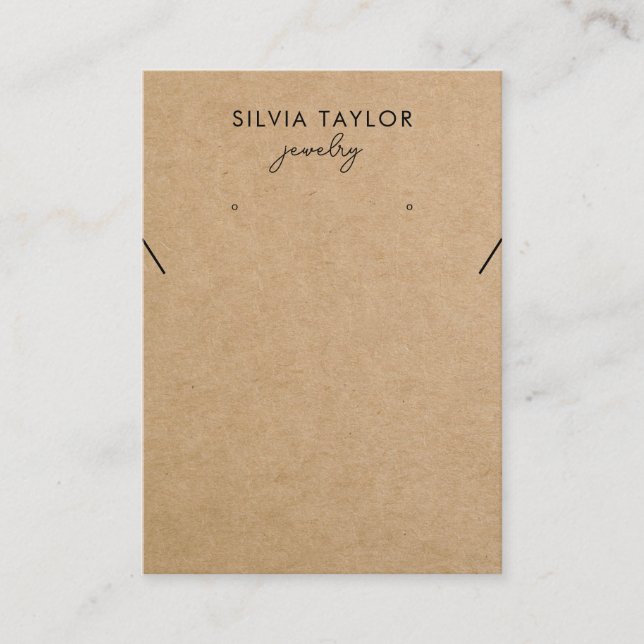 Kod för enkel, modern, minimalistisk avläsning av  visitkort (Framsida)