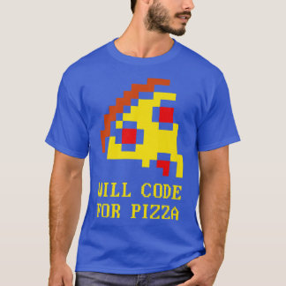 Kod för Pizzacoders programplanering för Software T Shirt