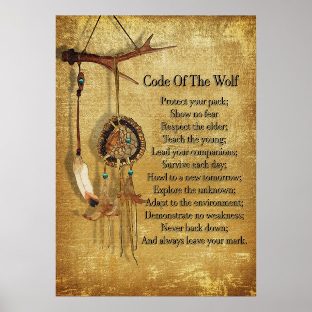 Kod för poster av Vargens drömmarinna (Framsidan)