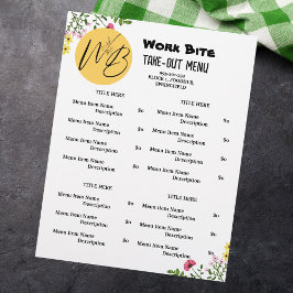 Kod för QR-kod för startmenyn för Wildblomsteråter Reklamblad