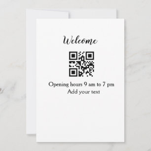 Kod för välkomstöppning QR lägg till namn Inbjudningar