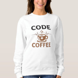 Kod Kaffe Sjuksköterska Humor Skift Liv T Shirt