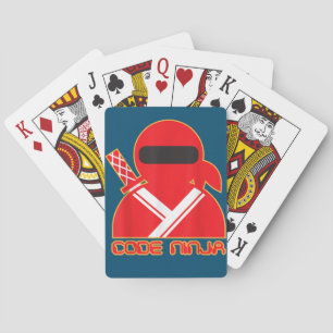 Kod Ninja Computer Coding Ingenjör Funny Älskare Casinokort