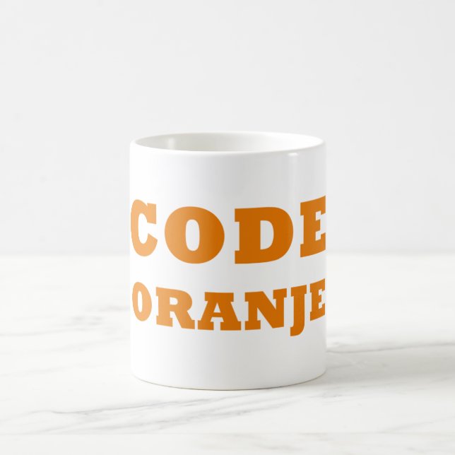 Kod Oranje Nederländska Pridet Mugg: Sip i Stil Kaffemugg (Center)