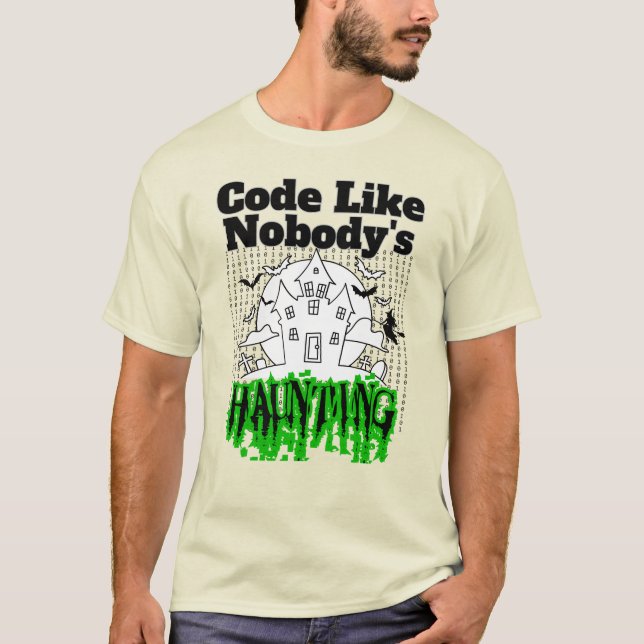 Kod som ingen hemsöker.w t shirt (Framsida)