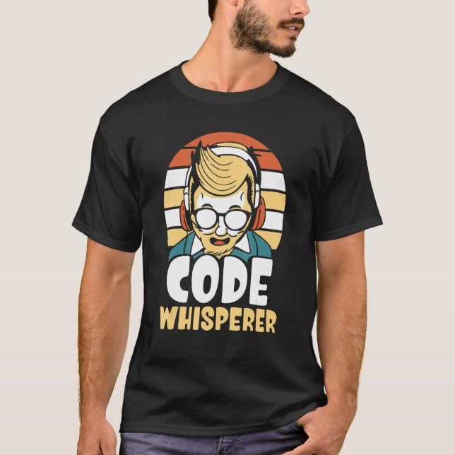 Kod Viskare Kodning Kodare Programmering Kod Det P T Shirt (Framsida)