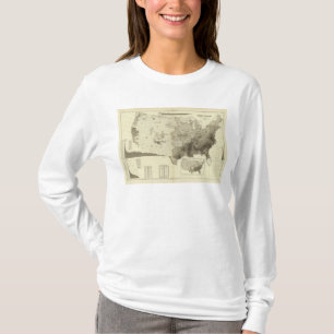 kodad befolkning för färg vid län tee shirt