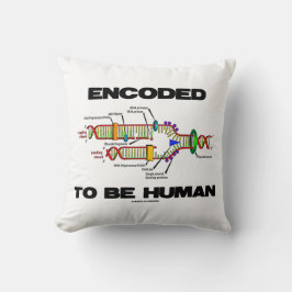 Kodad som human DNA-replikering Geek Humor Kudde