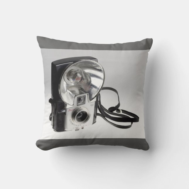 Kodak Brownie Camera Pillow Kudde (Framsida)