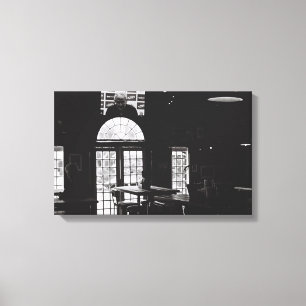 Kodak Film BNW Pub Beer TV Windows-Kanvastryck Canvastryck