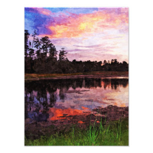 KODAK Print Sunset to Kuykendahl Fototryck