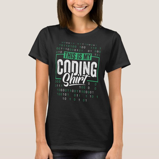 Kodapparat Det här är mitt kodprogram Geek M T Shirt (Framsida)