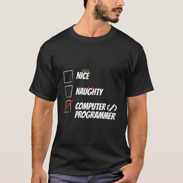 Kodare Busig Kodningsprogramvaruingenjör Programme T Shirt (Framsida)