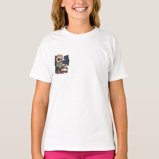 Kodare Ugglans Datakids T Shirt (Framsida)