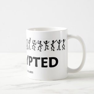 Kodat (nolla för dansmanarstick figur) kaffemugg