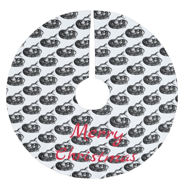 Kodat Rattlesnake Thunder_Cove Julgransmatta Borstad Polyester (Framsidan)