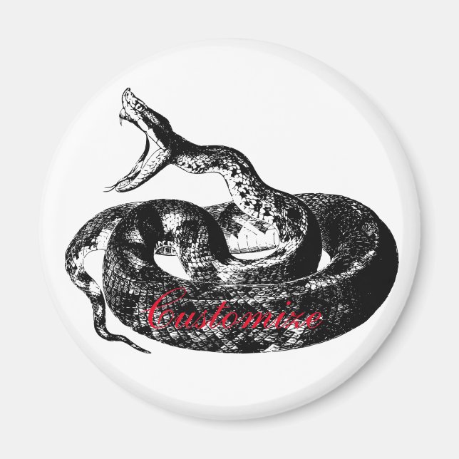 Kodat Rattlesnake Thunder_Cove Magnet (Framsidan)