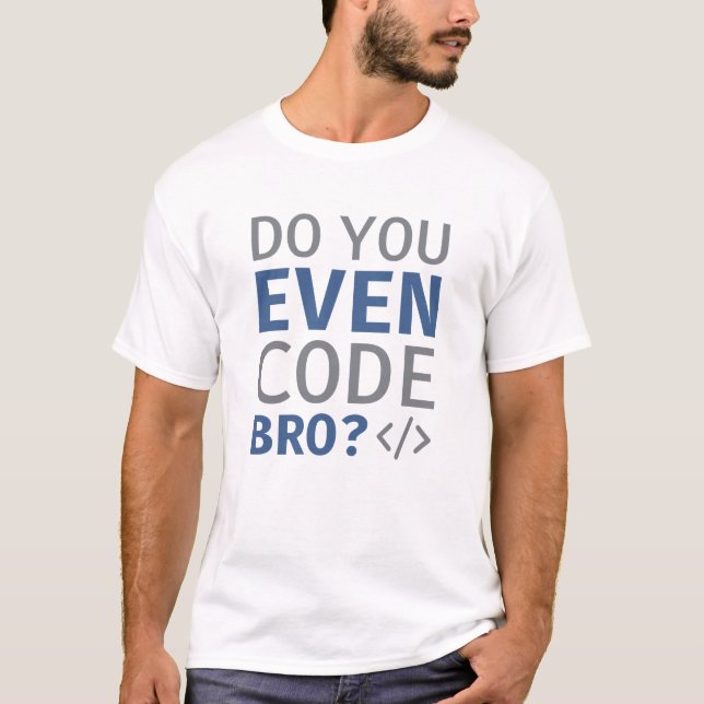 Kodbro till och med t shirt (Framsida)