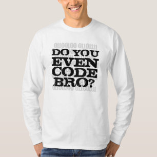 Kodbryo till och med t-shirt