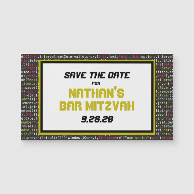 Kodens Party Spara datum magneter (liten) (Framsida)