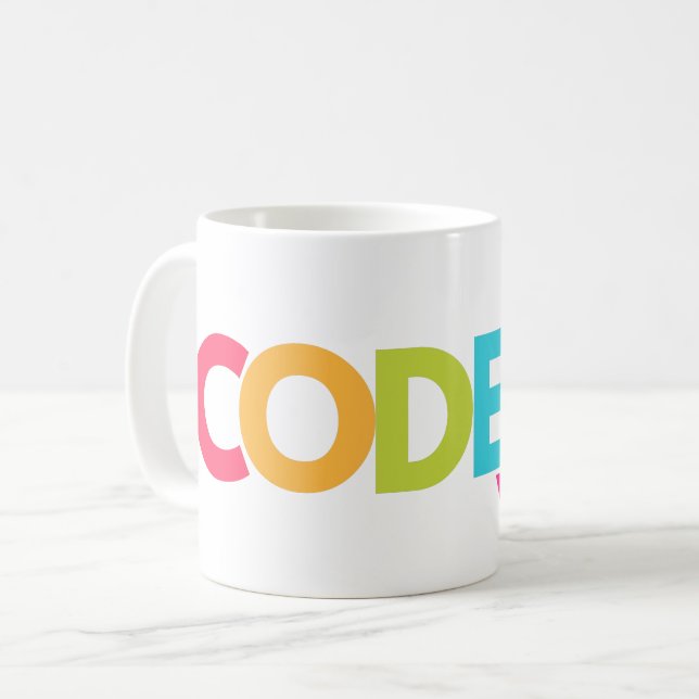 KODER V 2.0 - UTVECKLINGSGEEK KAFFEMUGG (Framsida vänster)