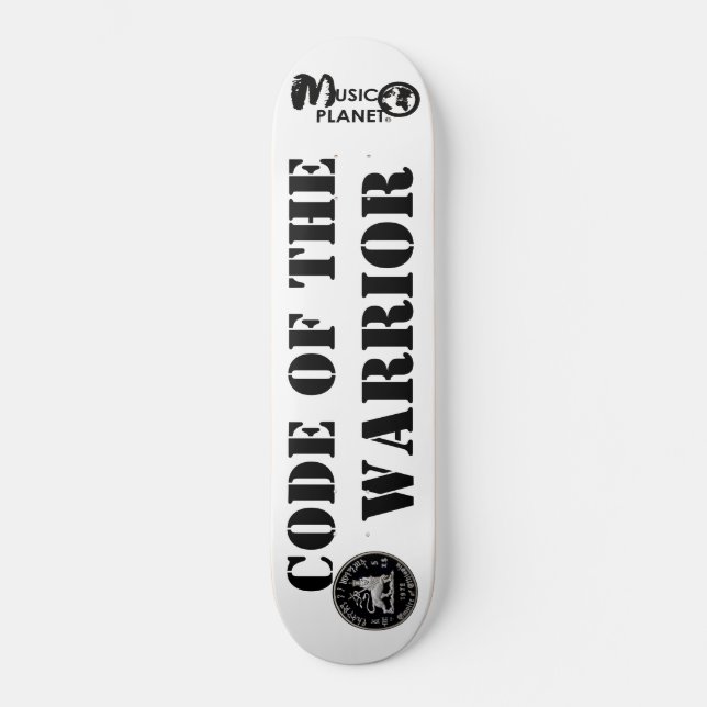 KODET FÖR KRIGAREN Skateboard (Framsida)